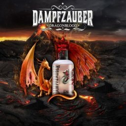 Ilustracja/plakat DampfQueen - olejki zapachowe do elektronicznych papierosów Dragon Blood