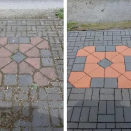 Czyszczenie kostki brukowej