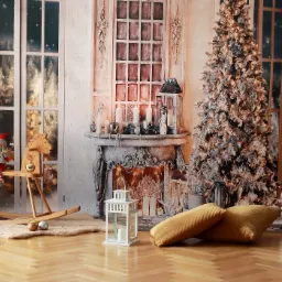 Świąteczna scena na świąteczne sesje 2021.