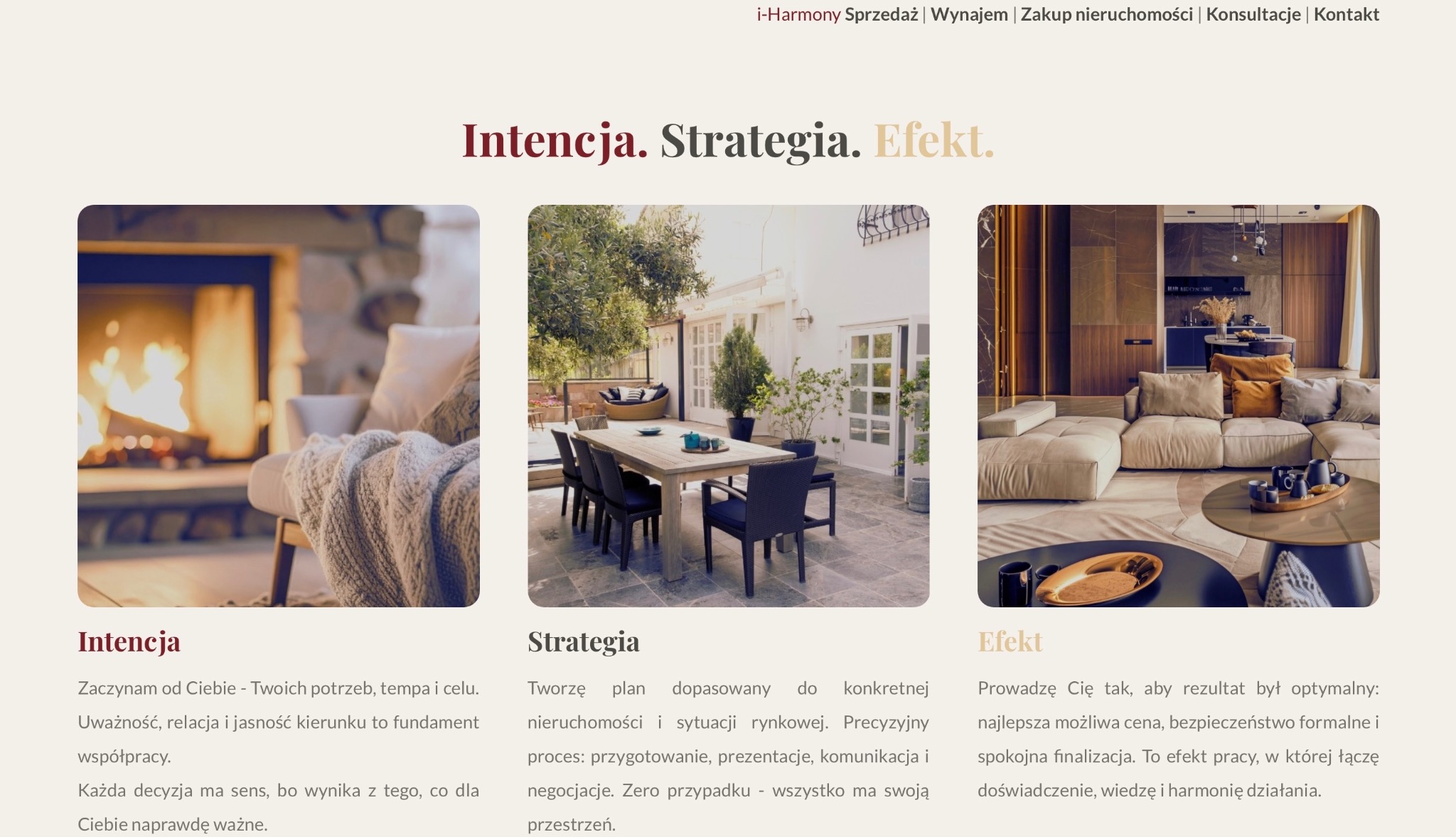 Intencja Strategia Efekt