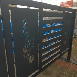 Przykład panela ogrodzeniowego.