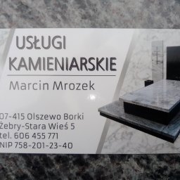 Usługi Kamieniarskie Marcin Mrozek - Nagrobki Żerań Mały