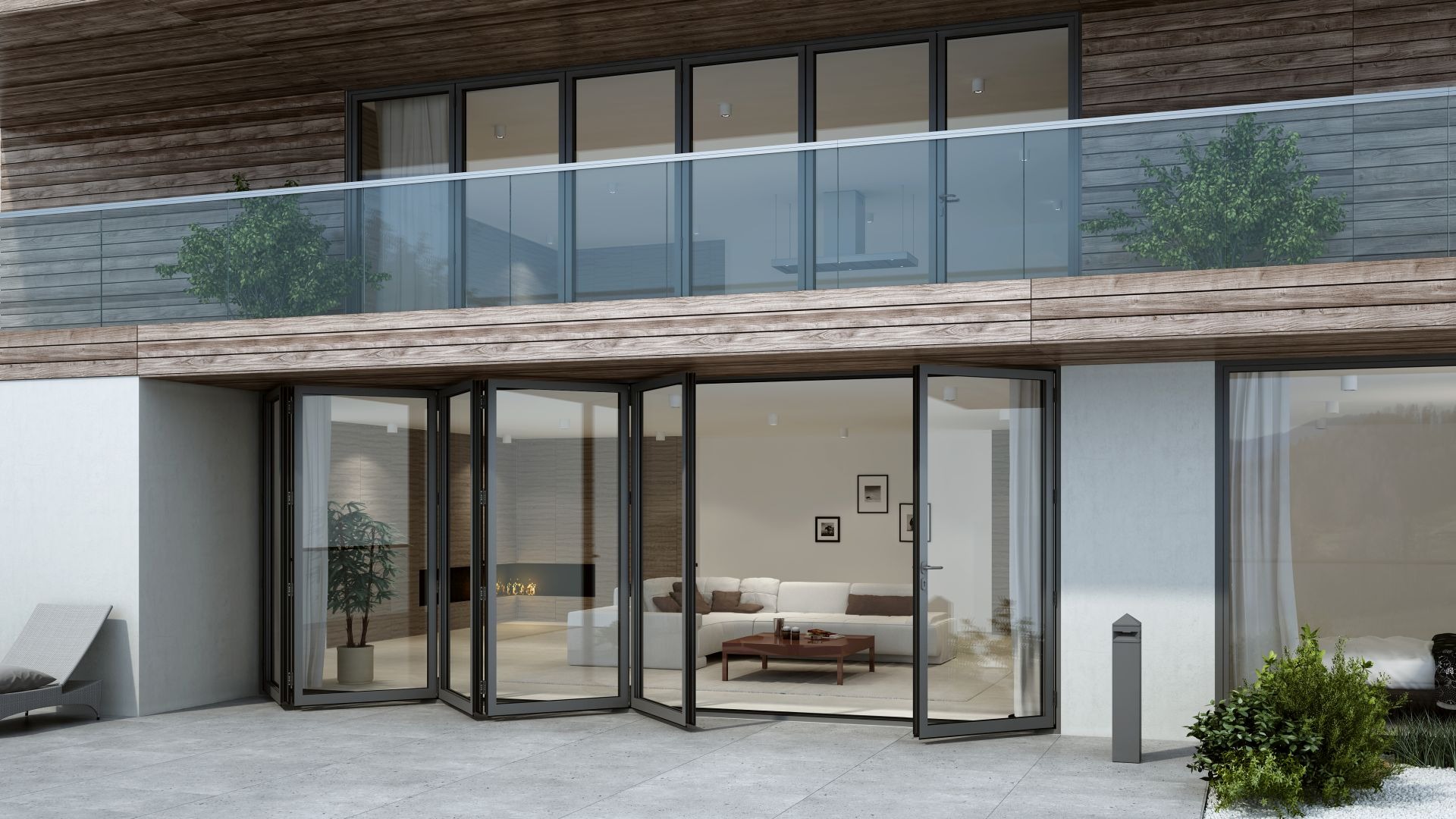 Szukasz przestronnych możliwości drzwi tarasowych? Drzwi harmonijkowe to idealne rozwiązanie.