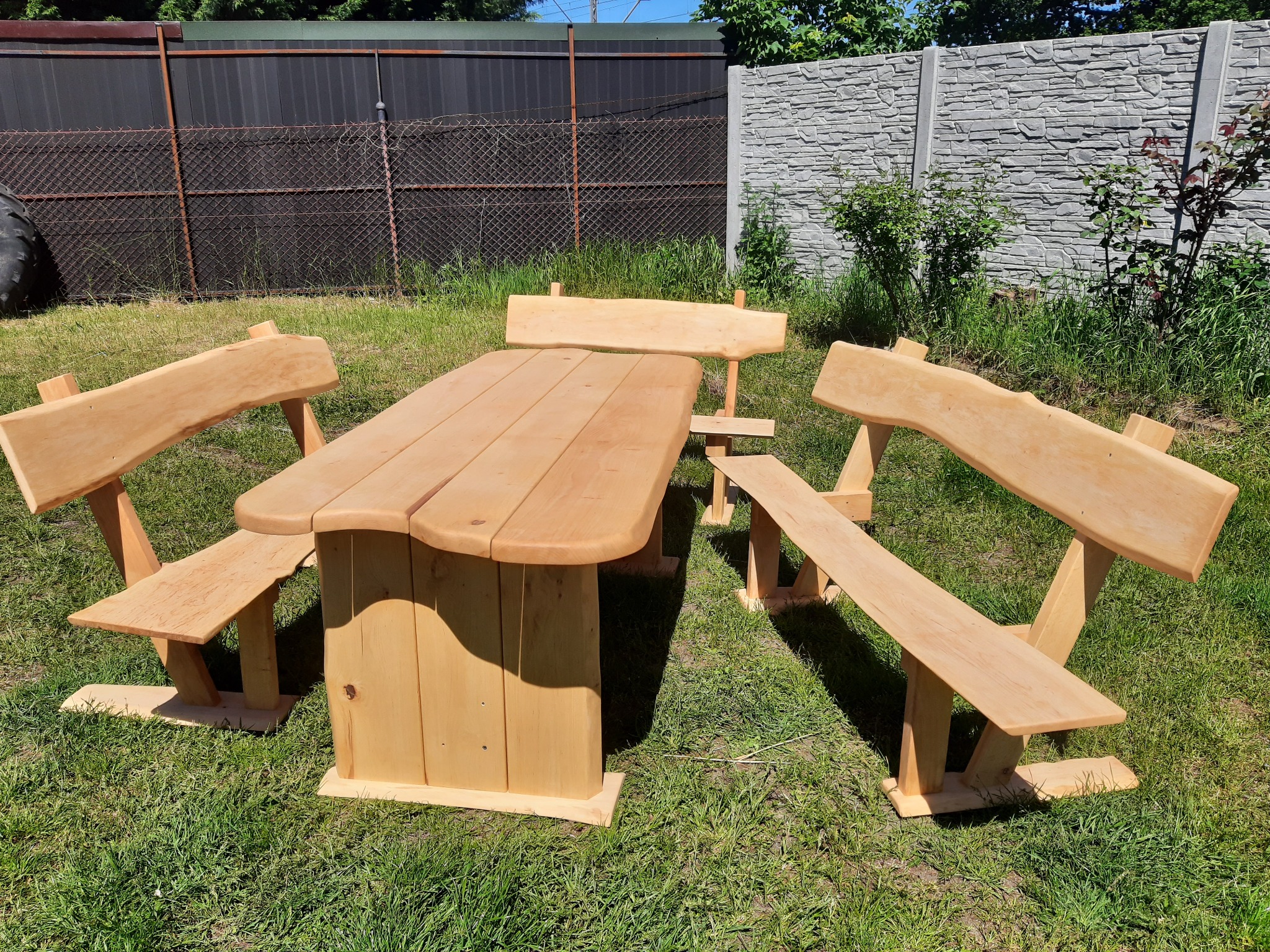 Olchowy komplet mebli ogrodowych