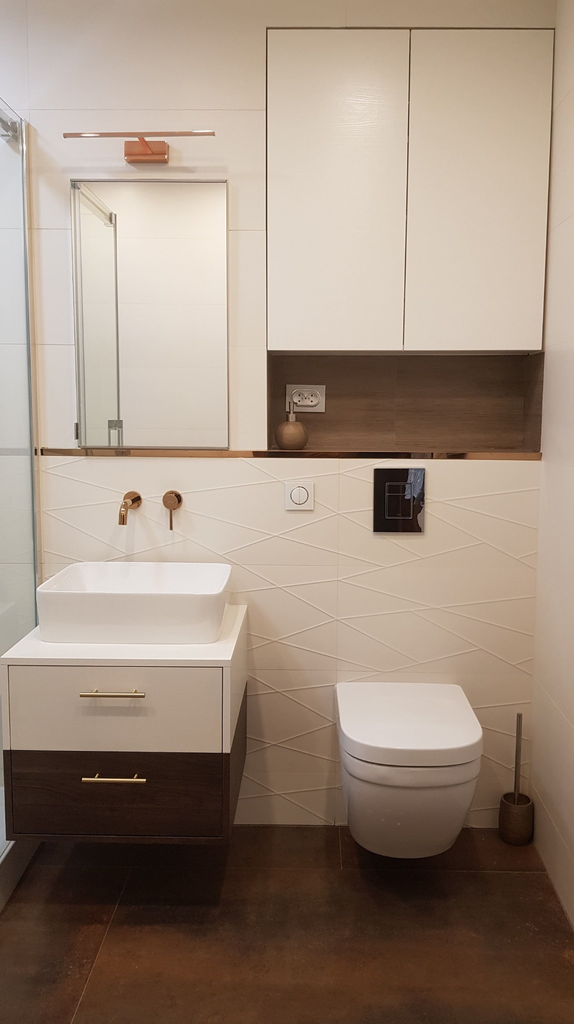 Realizacja łazienki w mieszkaniu dwupokojowym w Wołominie