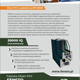 Fabryka Okien PCV FENSTO Wioletta Bodnar - Perfekcyjny Producent Okien PCV Bytów