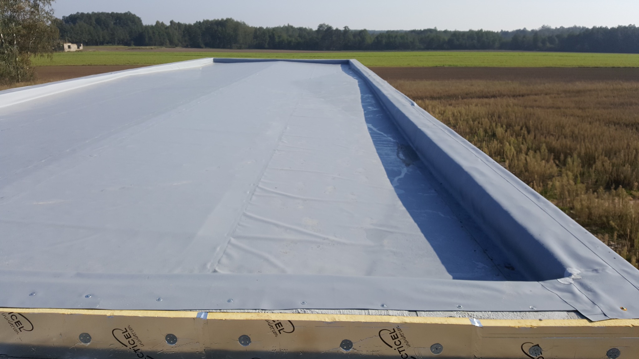 Dach izolowany membraną PCV