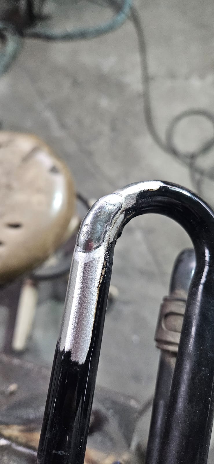 Naprawa spawalnicza - rurka klimatyzacji