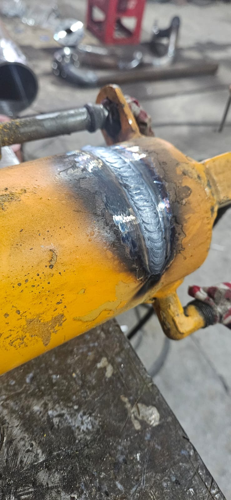 Naprawa spawalnicza - siłownik