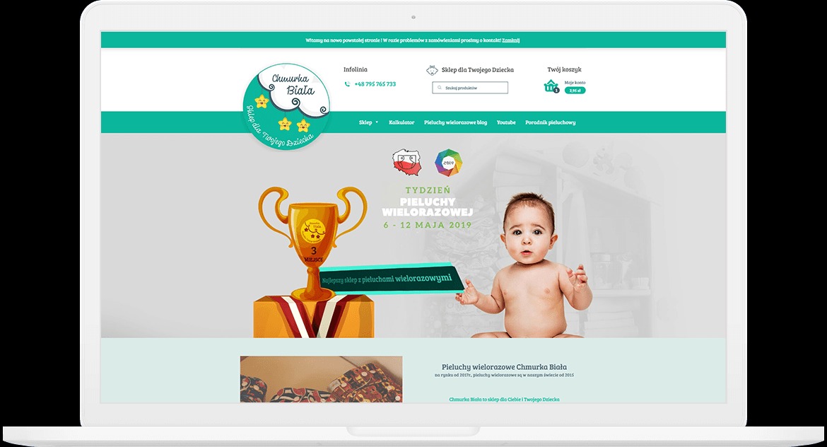 Chmurka biała - sklep internetowy