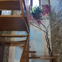 Klatka schodowa, dom prywatny