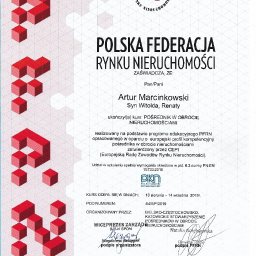 Kurs - „Obrót nieruchomościami” prowadzony przez Górnośląską Agencję Przedsiębiorczości i Rozwoju