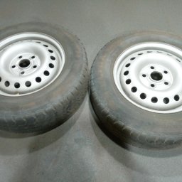 Piaskowanie felg z oponami