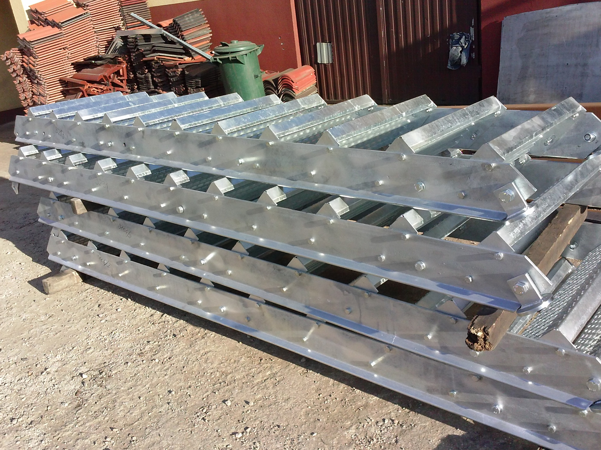 Schody stalowe - cynkowane