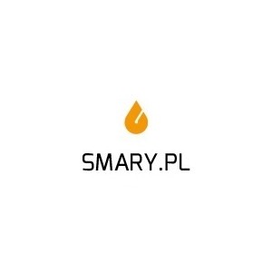 Logo firmy SMARY.PL z motywem kropli oleju w kolorze pomarańczowym na białym tle.