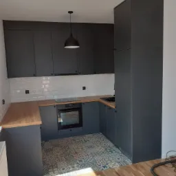 Meble kuchenne lakierowane, mojego wykonania