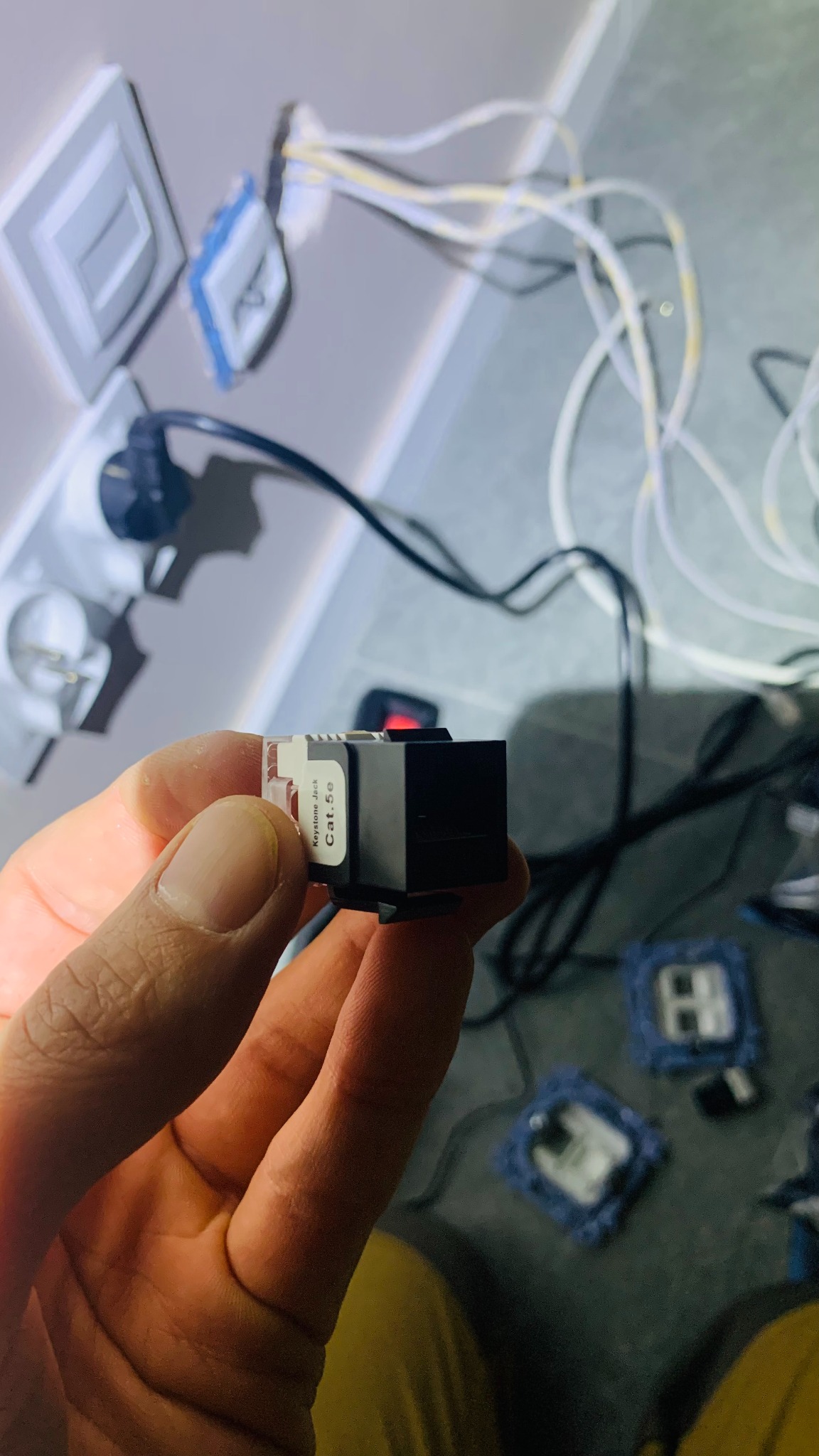 Nie zawsze gniazda internetowe są zarobione przez elektryków.