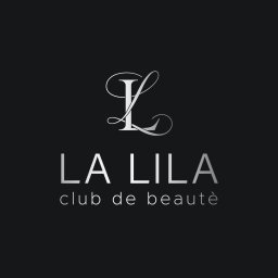Logo dla zakładu fryzjersko-kosmetycznego LA LILA club de beauté.