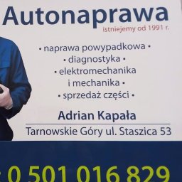 Blacharstwo i lakiernictwo samochodowe Adrian Kapała - Mechanik Tarnowskie Góry
