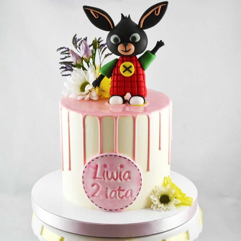 Tort urodzinowy na 2 latka bing