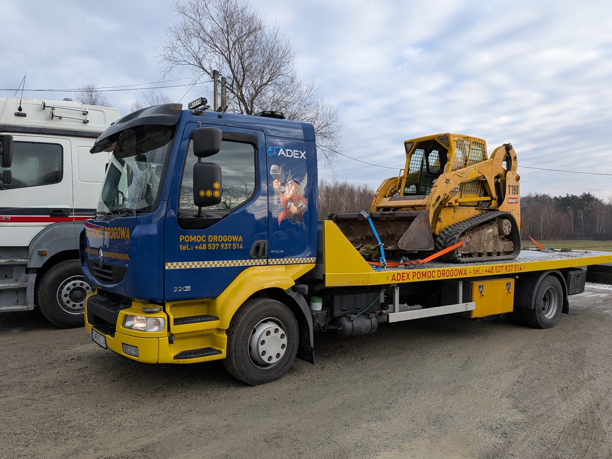 ADEX Tarnów transport sprzętu budowlanego