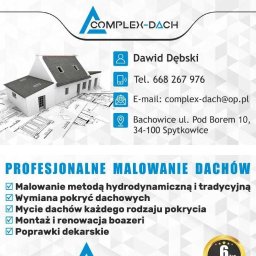 Complex-Dach Dawid Dębski - Odśnieżanie Dachów Wadowice