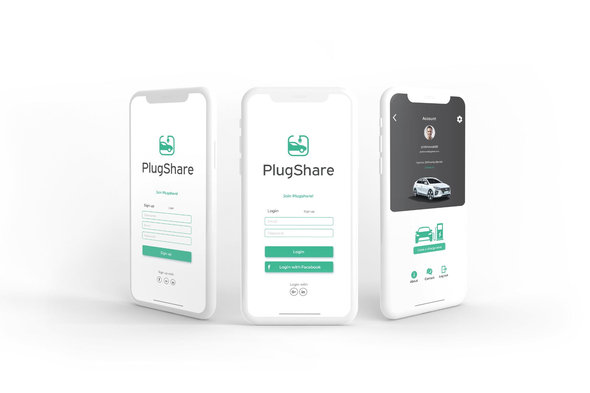 Aplikacja dla kierowców samochodów elektrycznych