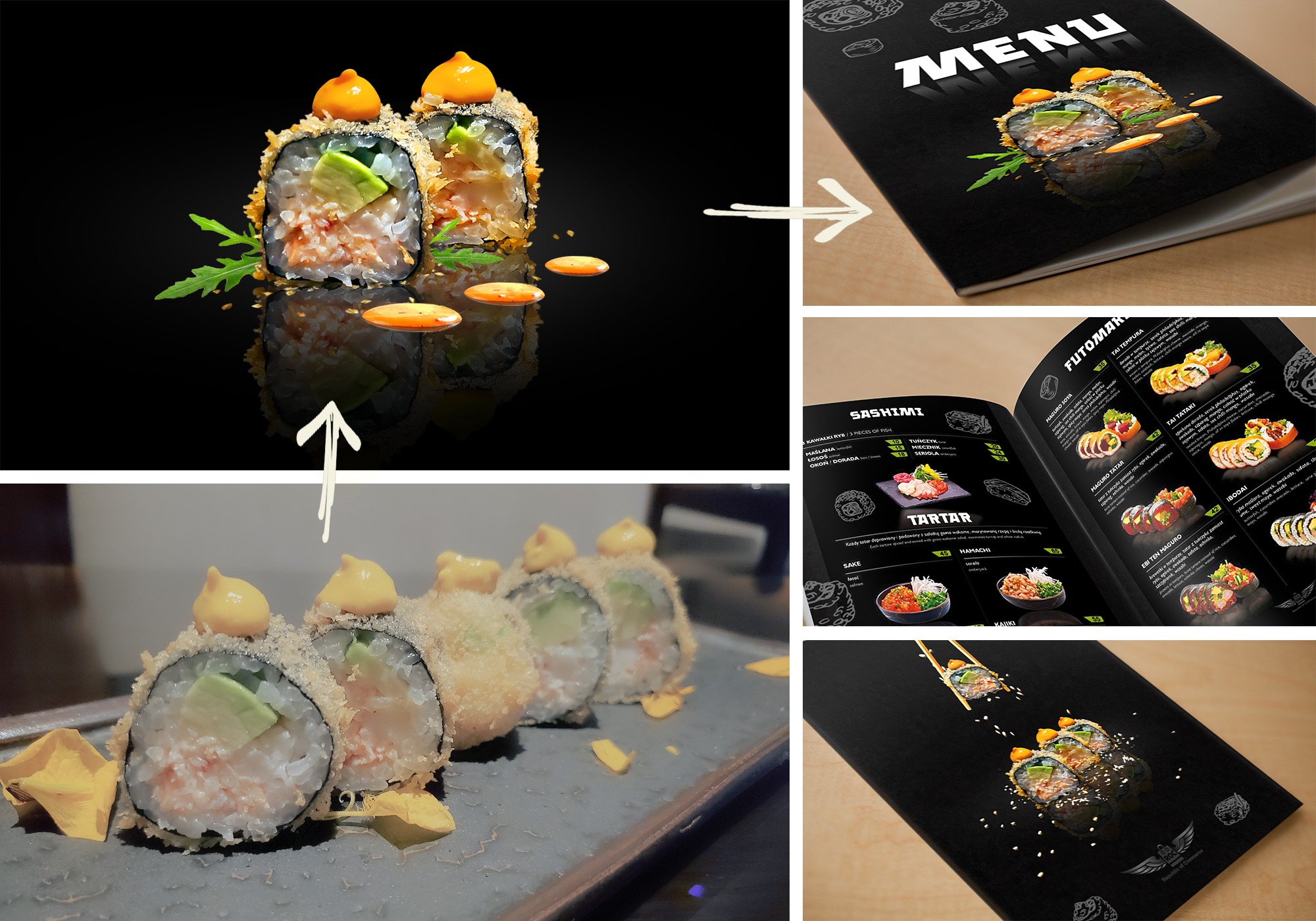 menu, retusz obrobka zdjenc, zdjencja produktowe