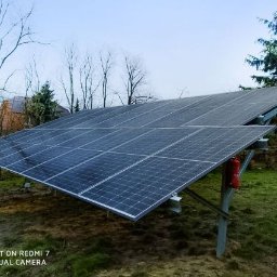 Przykład realizacji instalacji naziemnej - panele  Longi Solar LR4-72HPH-450M