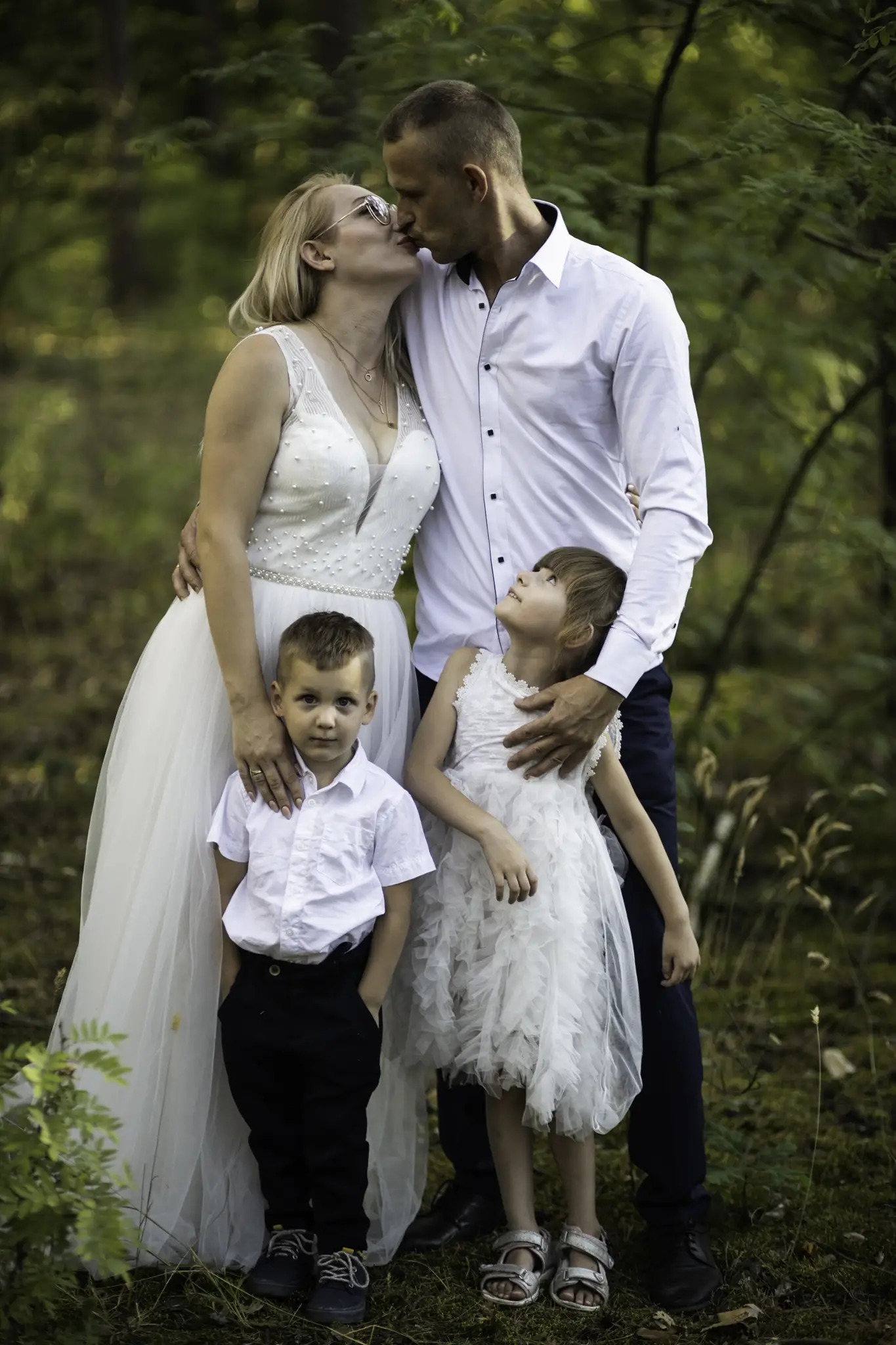 Sesja rodzinna po ślubie cywilnym