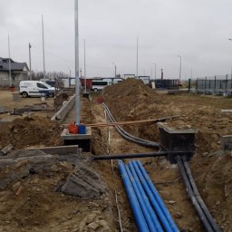 Montaż oświetlenia, kanalizacji teletechnicznej, zasilanie infrastruktury 