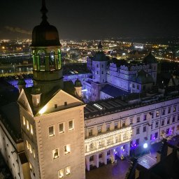 Zamek Książąt Pomorskich w Szczecinie- widok z Drona