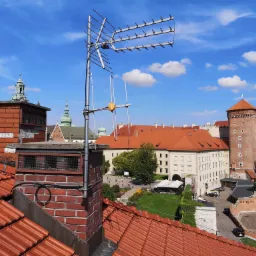 Montaż anten z pięknym widokiem :)