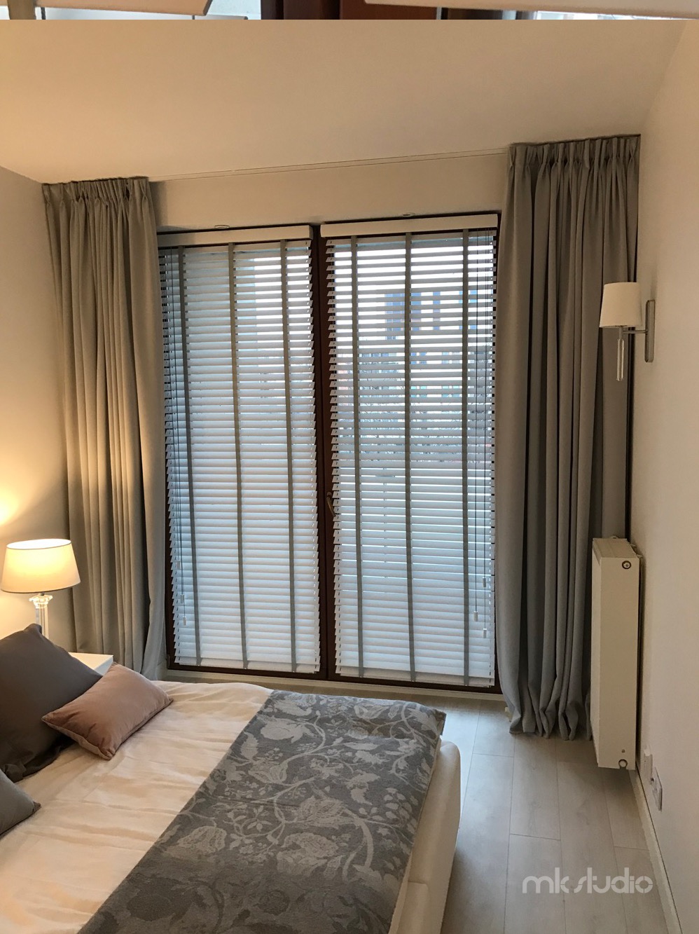 Realizacja MK Studio: żaluzje drewniane