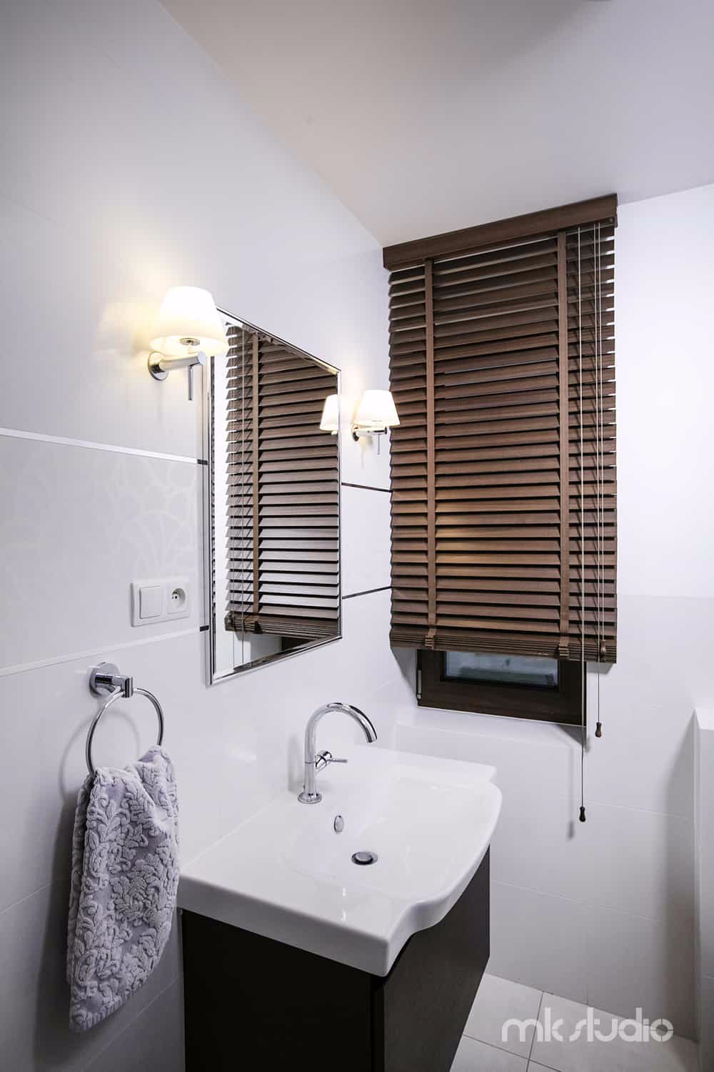 Realizacja MK Studio: żaluzje drewniane.