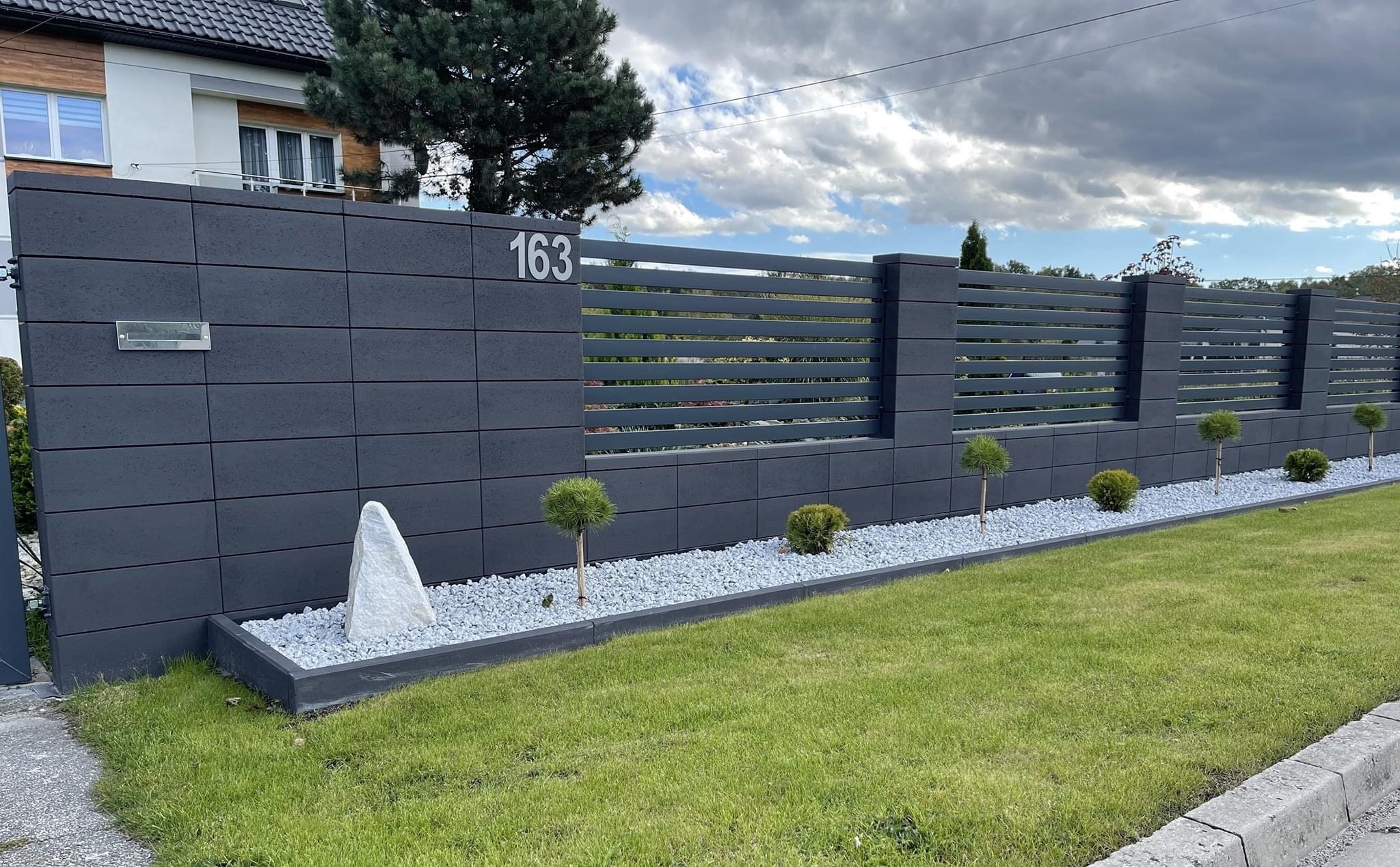 Montaż ogrodzeń nowoczesnych końskie, bloczki modułowe Styrobud, joniec Końskie