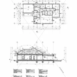 Projekt indywidualny parterowego domu mieszkalnego jednorodzinnego dla rodziny 2+2 - pow. Częstochowski