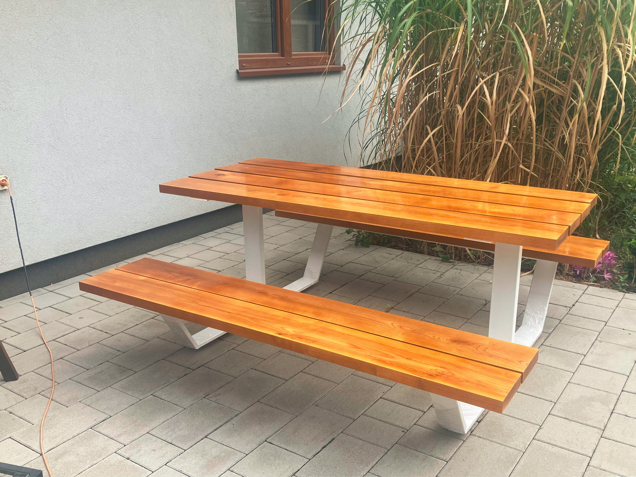 meble ogrodowe, zestaw obiadowy