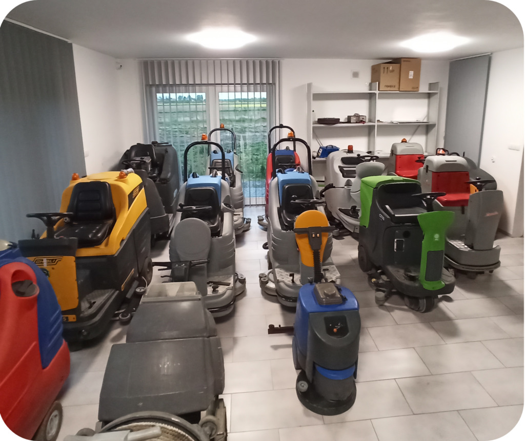 Używane maszyny sprzątające dostępne do wynajęcia