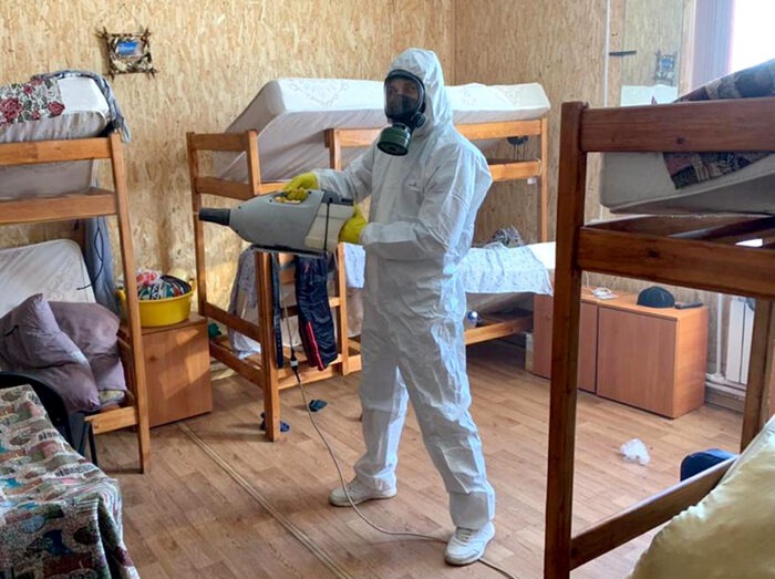 Odpluskwianie Hostelu w Legionowie, zakończone sukcesem.