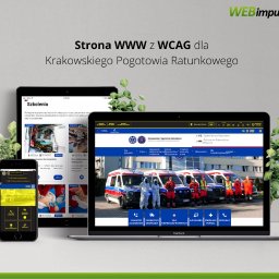 Strona WWW z WCAG na naszym autorskim CMS "WiCMS"