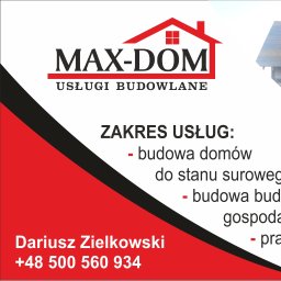 MAX-DOM Usługi Budowlane - Zabudowa Płytami GK Mława