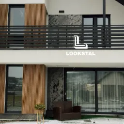 Nowoczesna balustrada panelowa LOOKSTAL