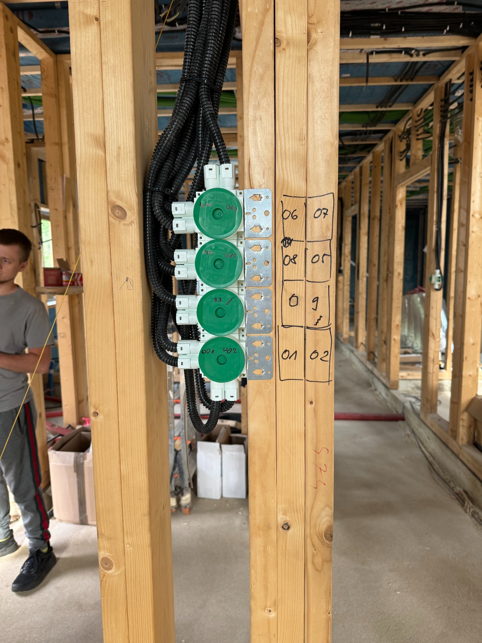 Instalacja elektryczna w domu szkieletowym