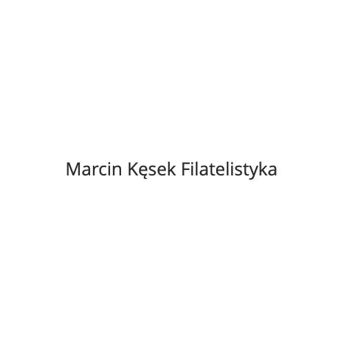 Logo firmy Marcin Kęsek Filatelistyka na białym tle.