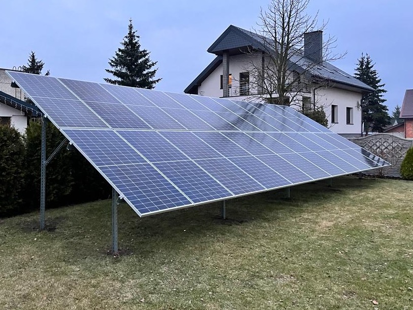 Instalacja na gruncie o mocy 9,9Kw
