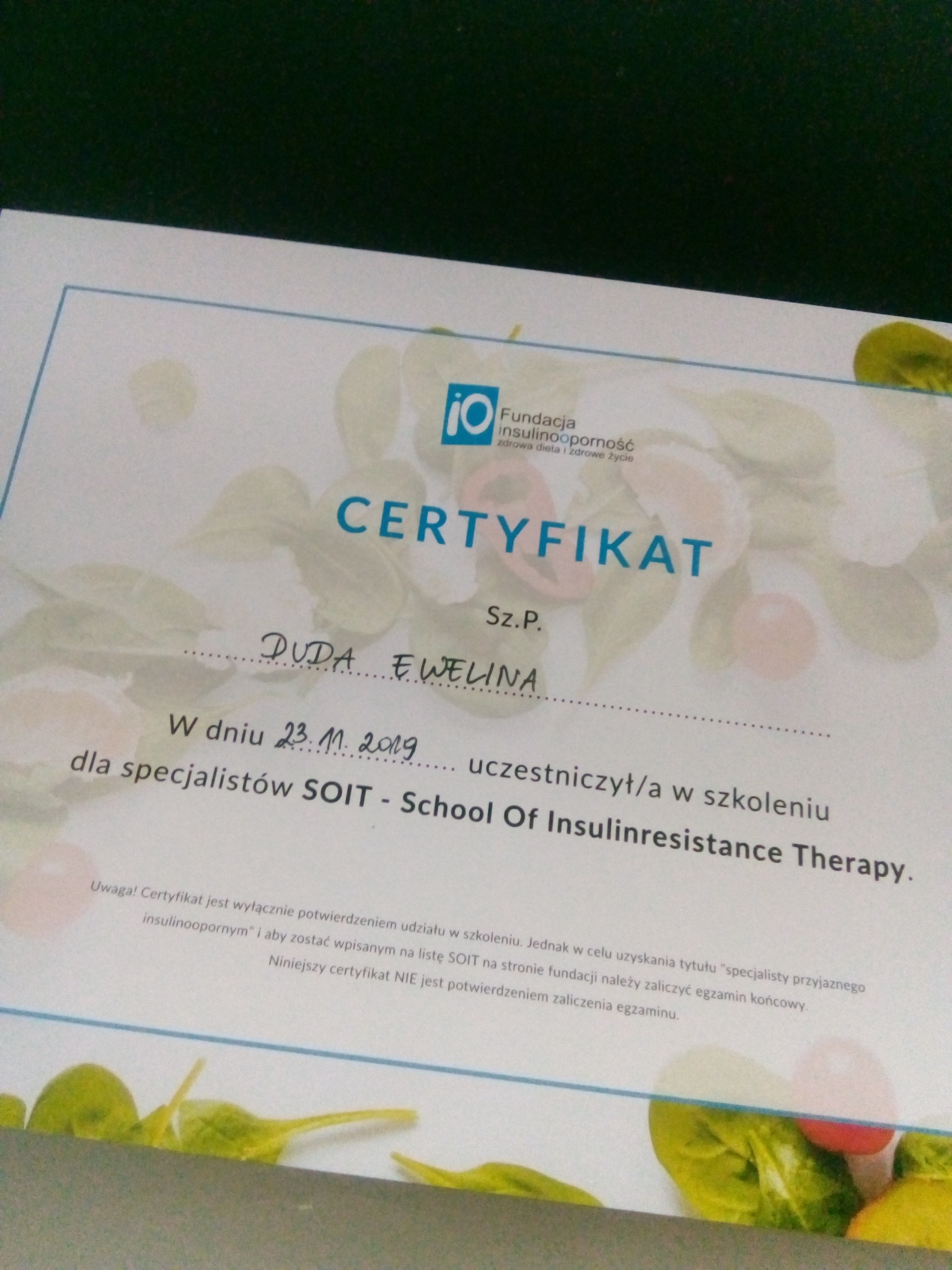 Szkolenia w pracy dietetyka są niezbędne.