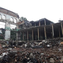 Wyburzanie fabryka Łódź
