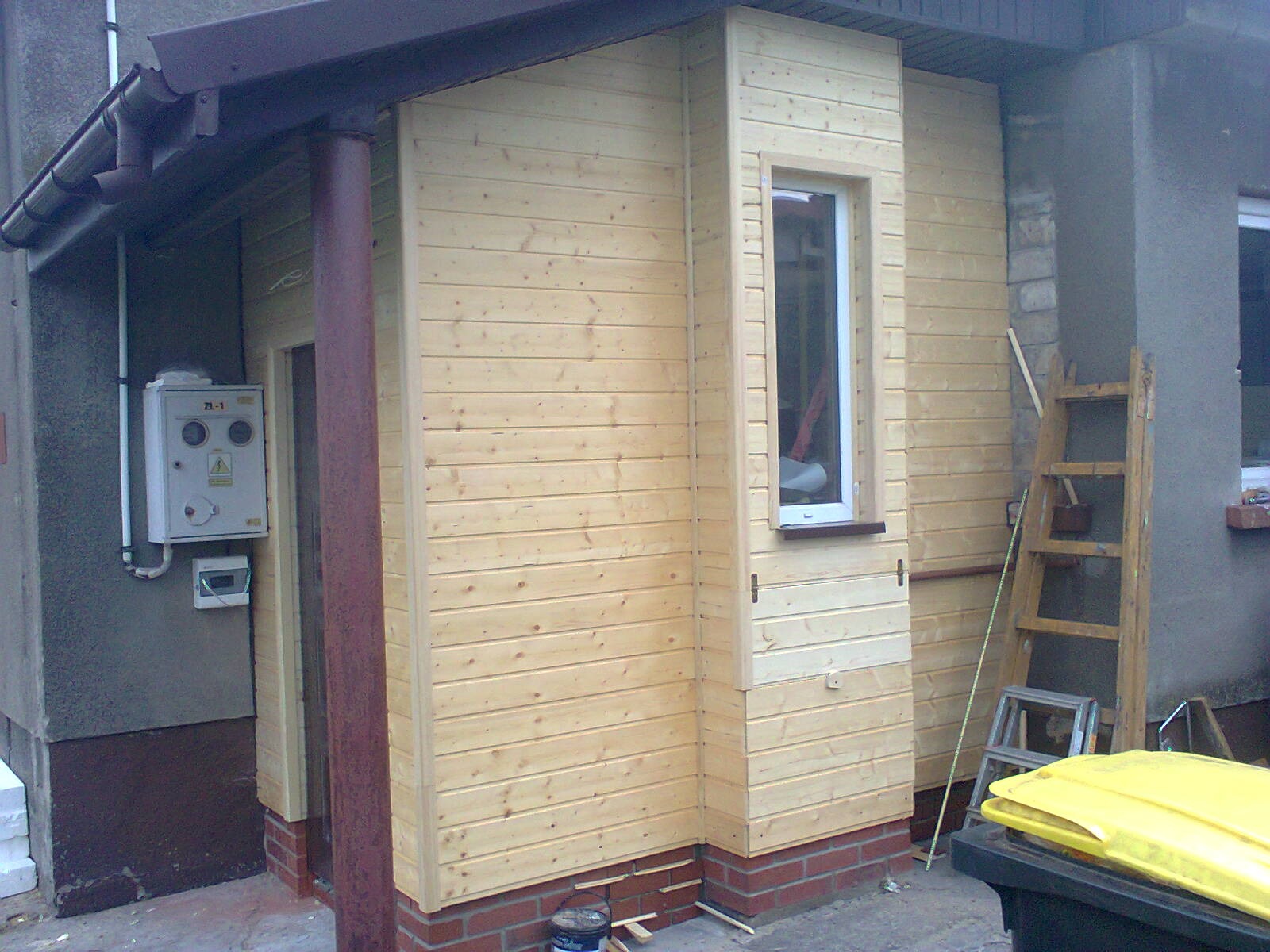 Łapacz w stanie surowym.