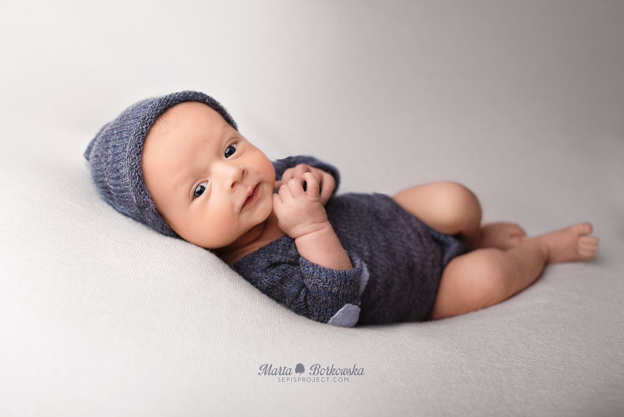 Sesje noworodkowe we Włocławku w Studio Fotografii Noworodkowej Sepis Project - Marta Borkowska